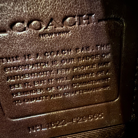 Coach Metallic Purple Crossbody Bag - Picture 10 of 12